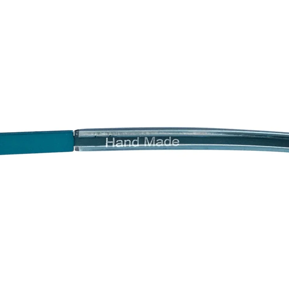 BOZ by J.F. Rey Eyeglasses Frames MADYSSON 2520 Blue Silver Hexagonal 51-17-140